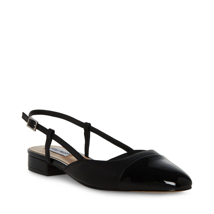 Mulas Steve Madden Belinda Cuero Mujer Negras | ES CXS263